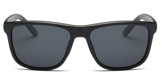 Kyler - Square Retro Flat Top Polarized Sunglasses