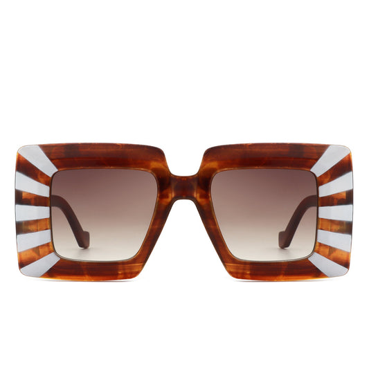 Caelum - Oversized Flat Top Square Women's Sunglasses