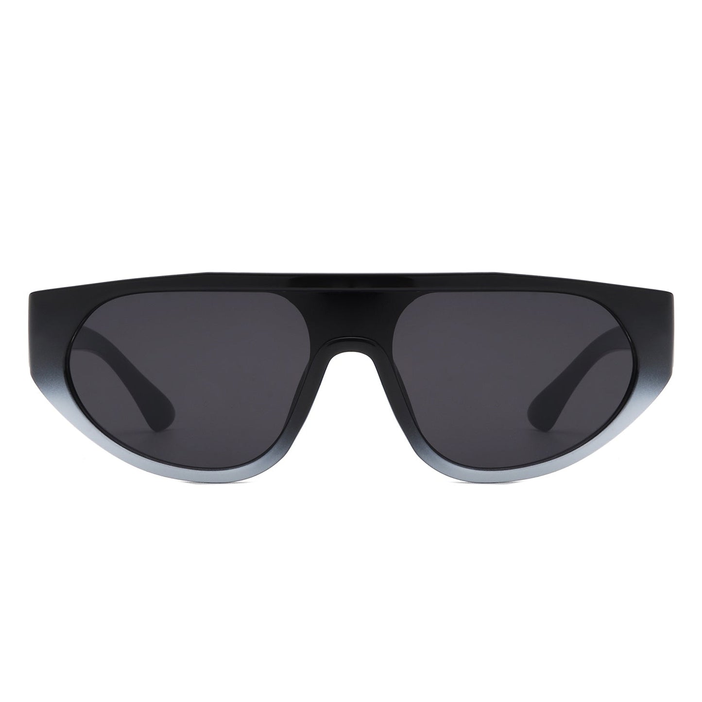 Isolde - Retro Round Flat Top Fashion Sunglasses
