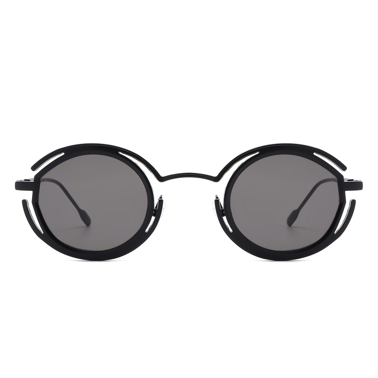 Moonmist - Futuristic Geometric Round Fashion Sunglasses