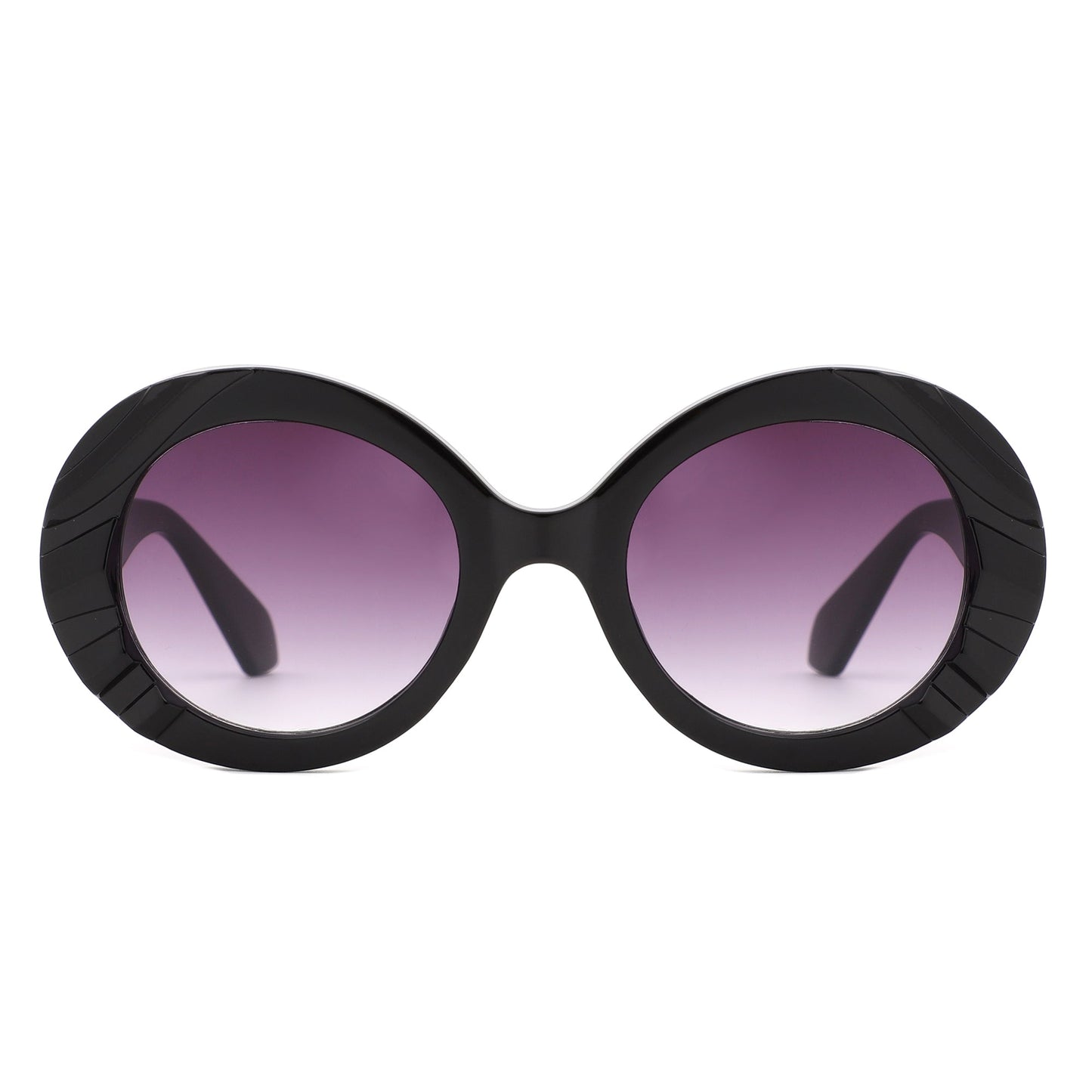 Pixo - Oversized Bold Aviator Retro Round Sunglass