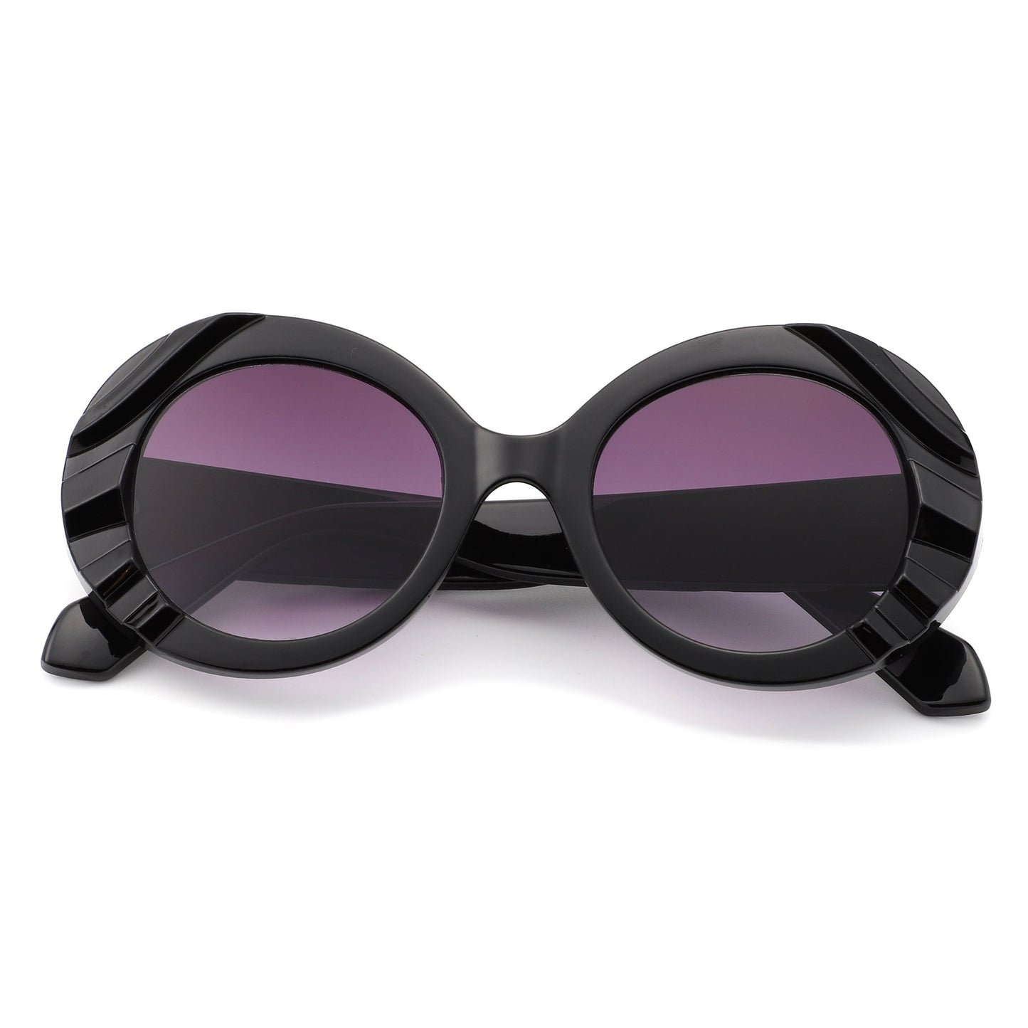 Pixo - Oversized Bold Aviator Retro Round Sunglass