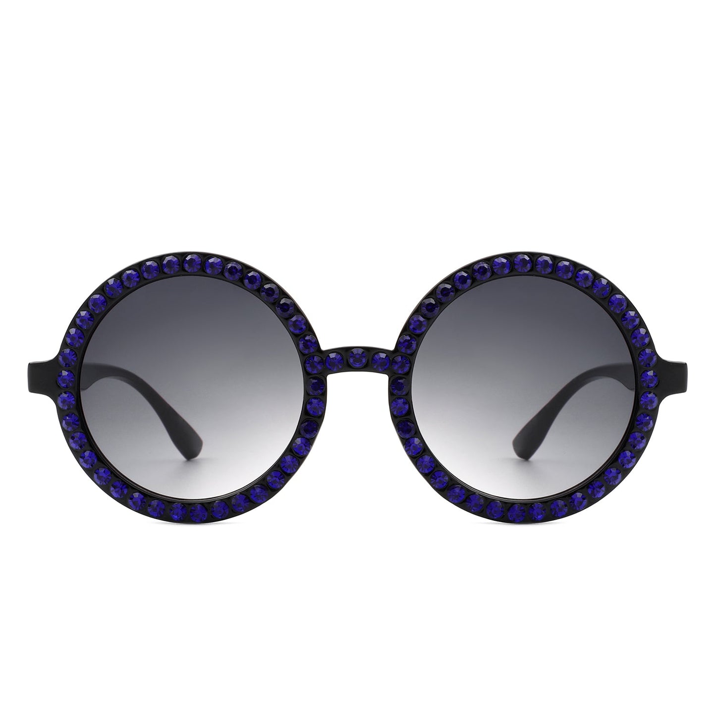 Dreamwey - Round Fashion Rhinestone Circle Oversize Women Sunglasses