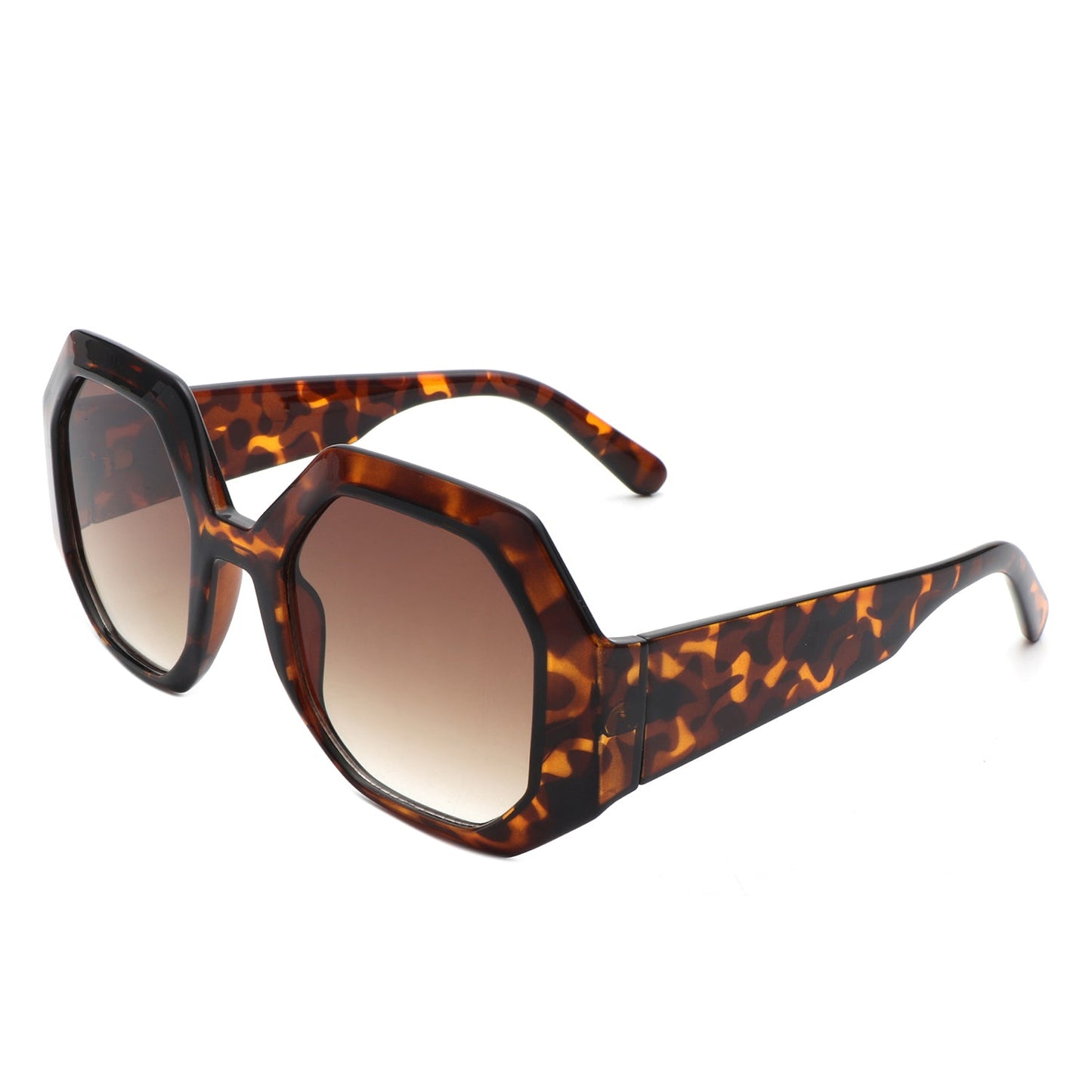 Diamorex - Retro Polygon Round Fashion Women Sunglasses