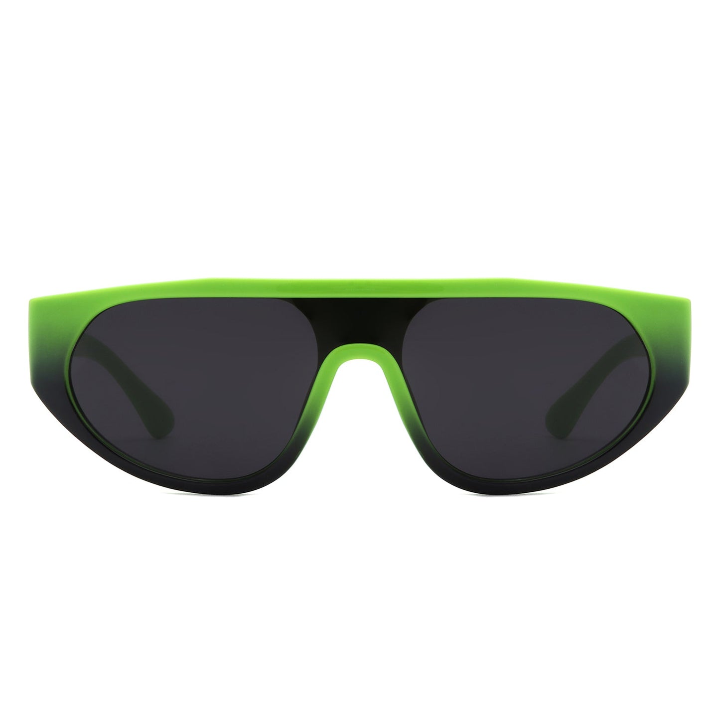 Isolde - Retro Round Flat Top Fashion Sunglasses