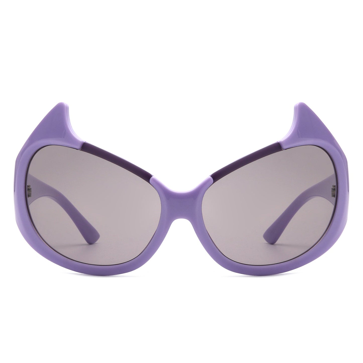 Vaelin - Oversized Round Fashion Cat Eye Sunglasses