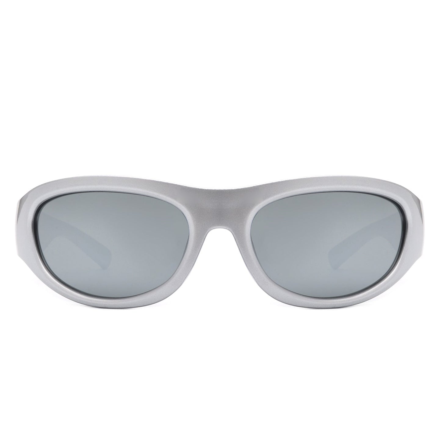 Kaelos - Rectangle Wrap Around Oval Sports Sunglasses