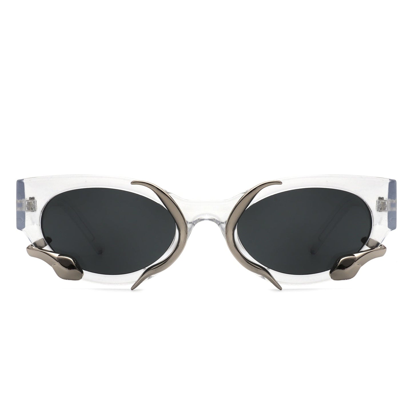 Oclary - Round Fashion Snake Design Cat Eye Women's Sunglasses