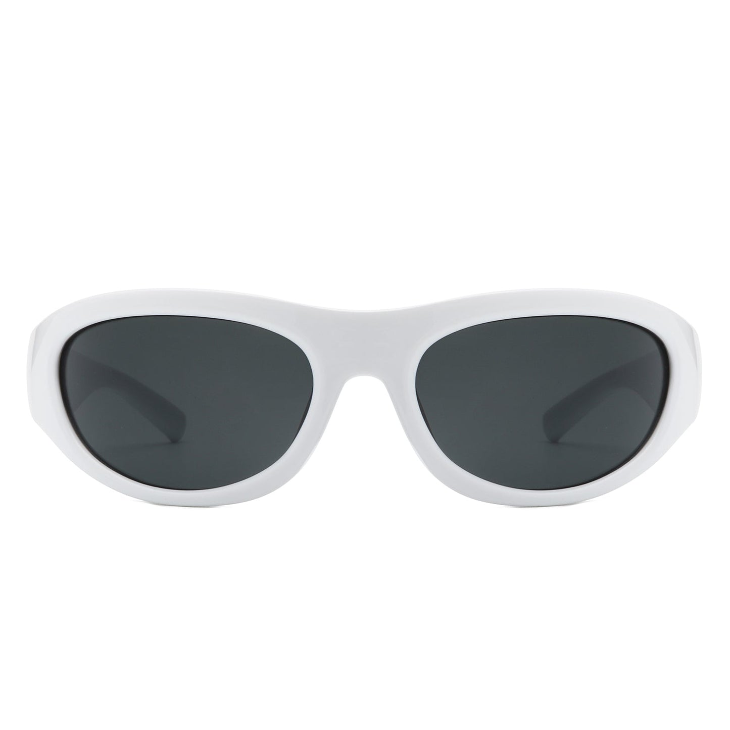 Kaelos - Rectangle Wrap Around Oval Sports Sunglasses