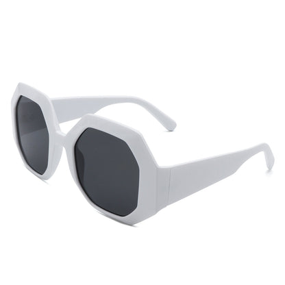 Diamorex - Retro Polygon Round Fashion Women Sunglasses
